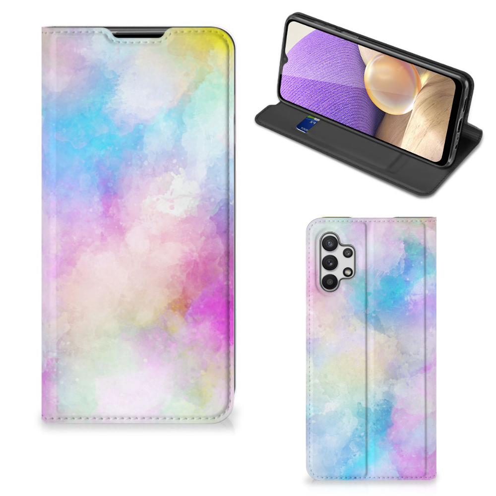 Bookcase Samsung Galaxy A32 5G Watercolor Light - B2C Telecom