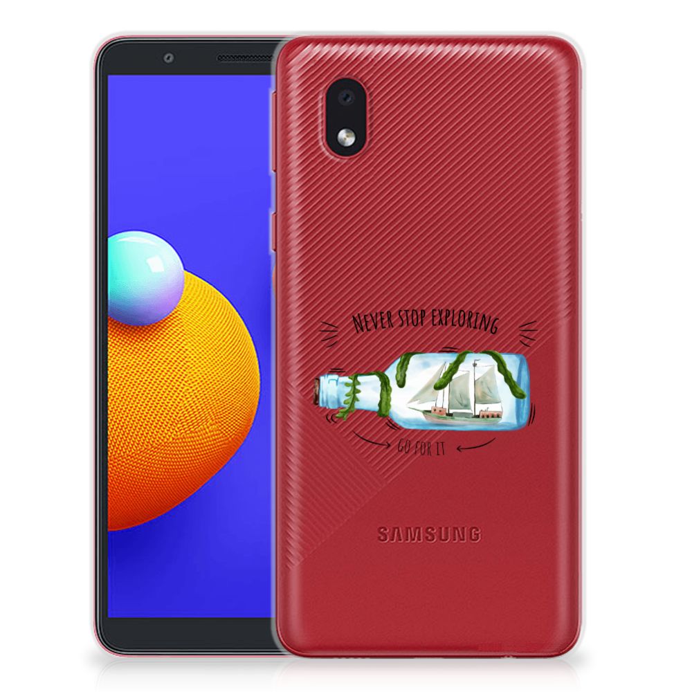 Samsung Galaxy A01 Core Telefoonhoesje met Naam Boho Bottle B2C Telecom