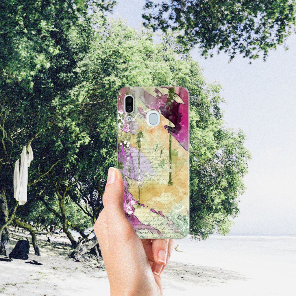Hoesje maken Samsung Galaxy A30 Letter Painting