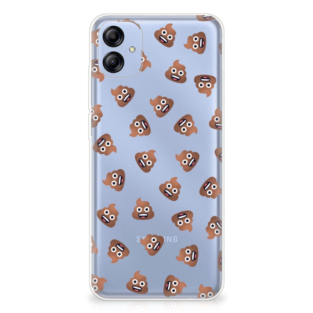 TPU bumper voor Samsung Galaxy A04e Poep Emojis B2C Telecom