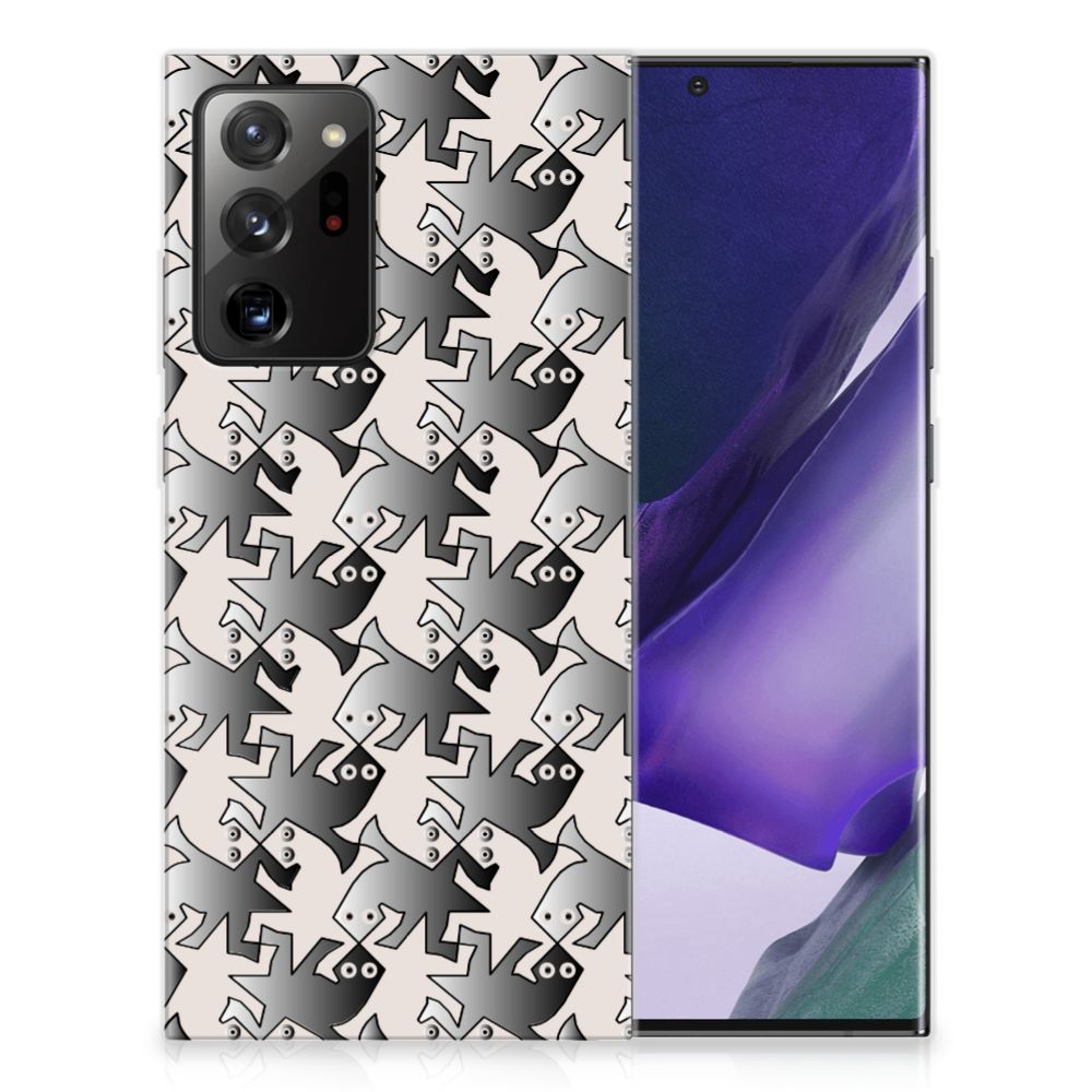 Samsung Galaxy Note20 Ultra TPU Hoesje Salamander Grey