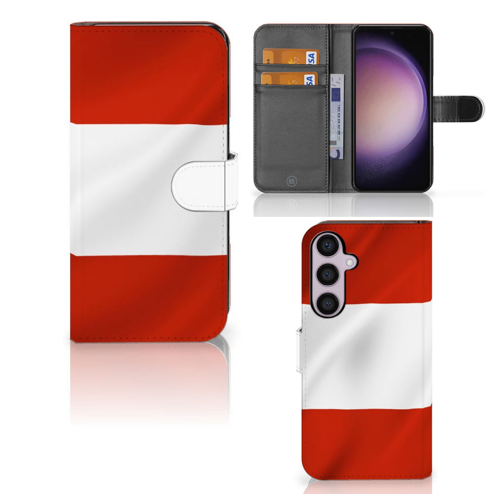 Samsung Galaxy S24 Plus Bookstyle Case Oostenrijk