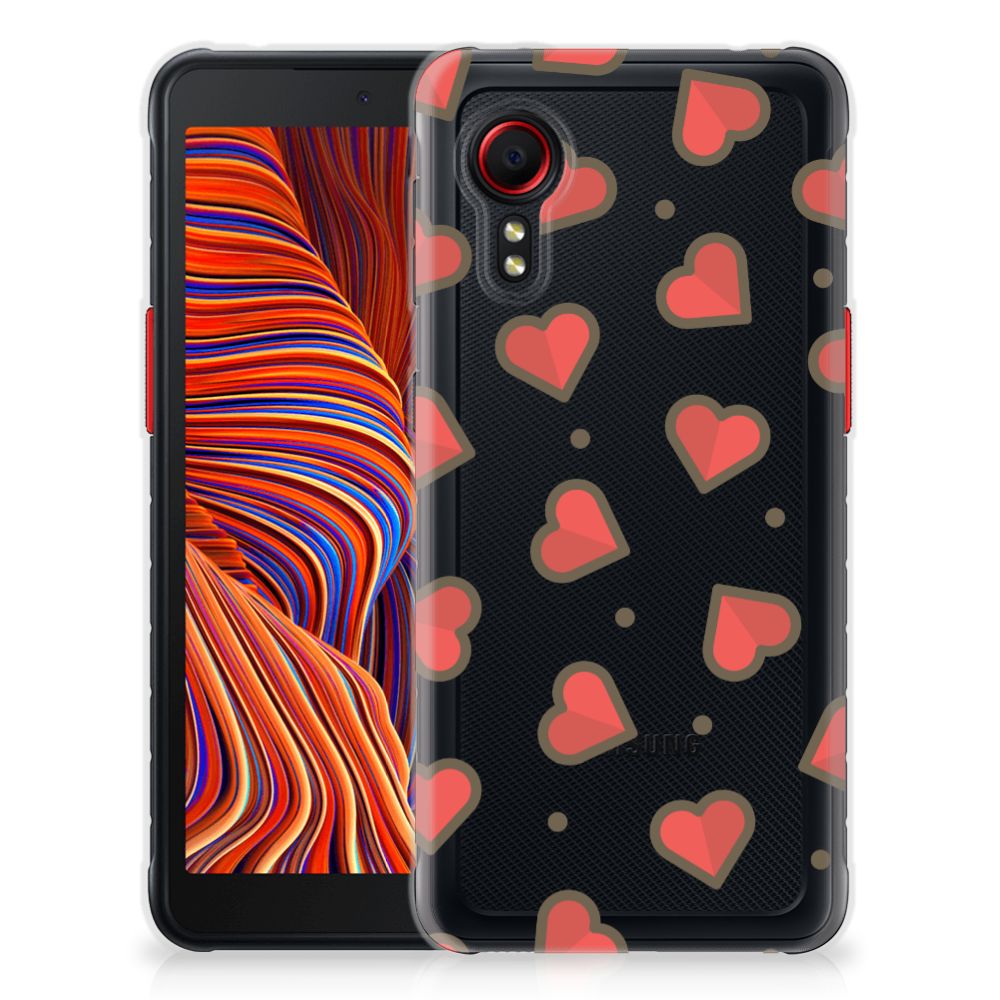 Samsung Galaxy Xcover 5 TPU bumper Hearts B2C Telecom