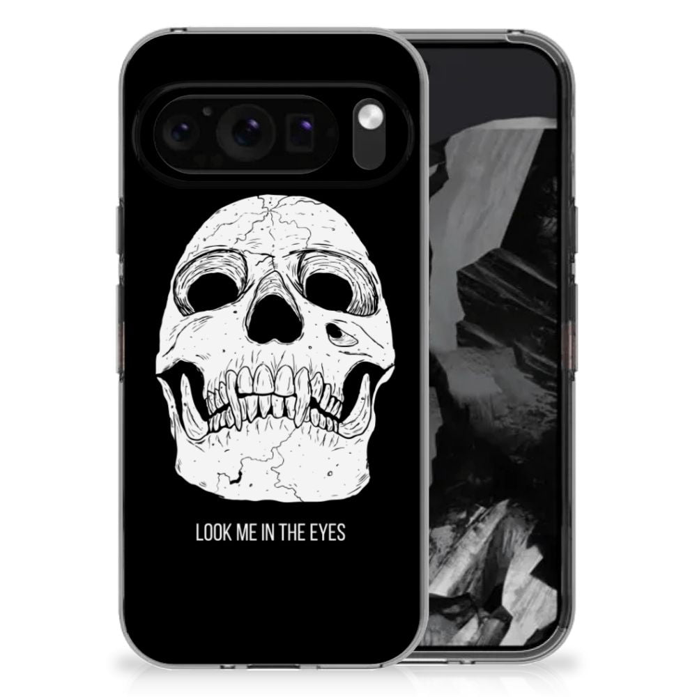 Silicone Back Case Google Pixel 9 Pro XL Skull Eyes