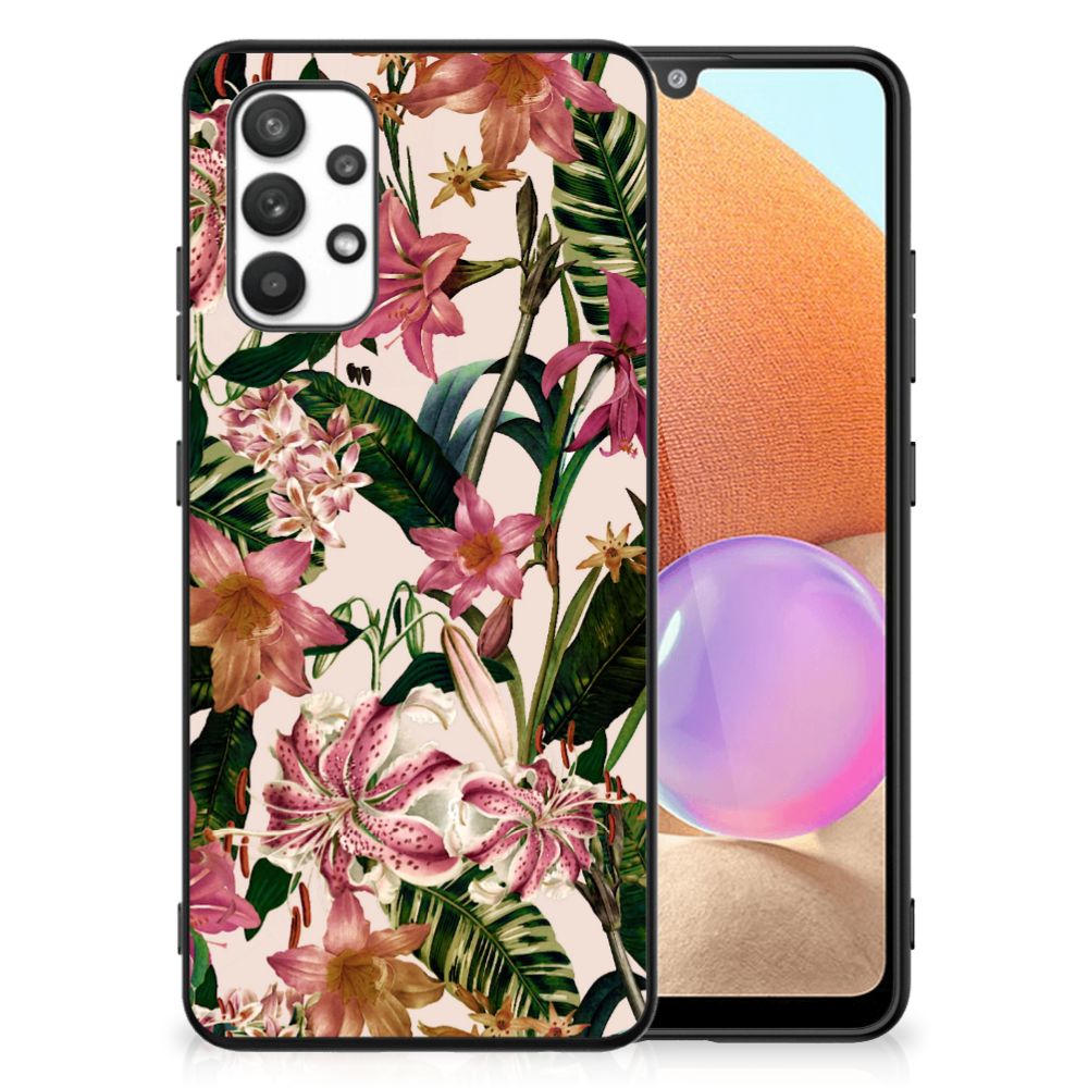 Samsung Galaxy A32 4G | A32 5G Enterprise Editie Bloemen Hoesje Flowers