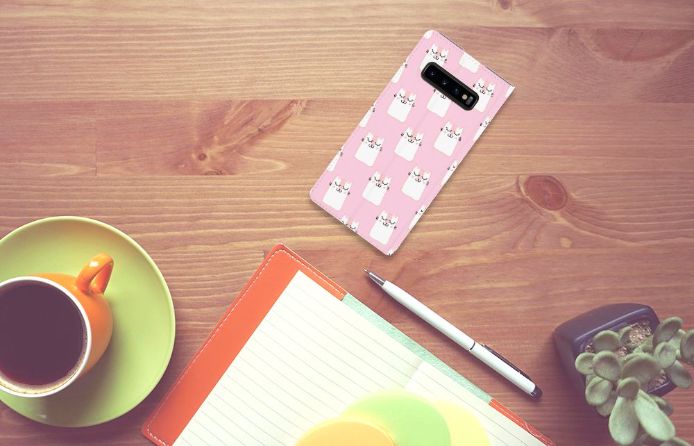 Samsung Galaxy S10 Plus Hoesje maken Sleeping Cats