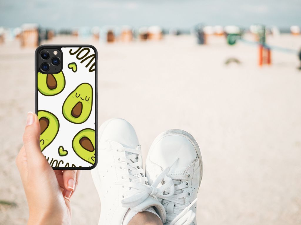 Apple iPhone 11 Pro Max Bumper Hoesje Avocado Singing B2C Telecom