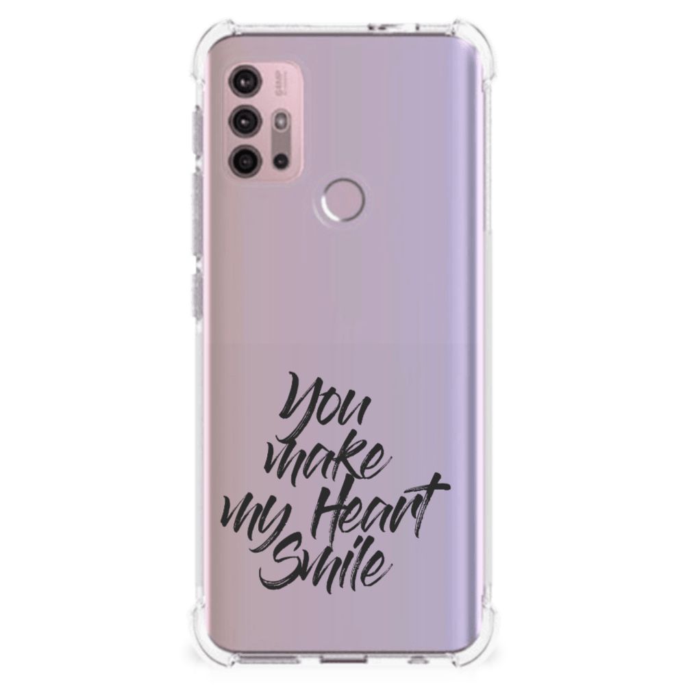 Motorola Moto G30 | G20 | G10 Telefoonhoesje met tekst Heart Smile B2C Telecom