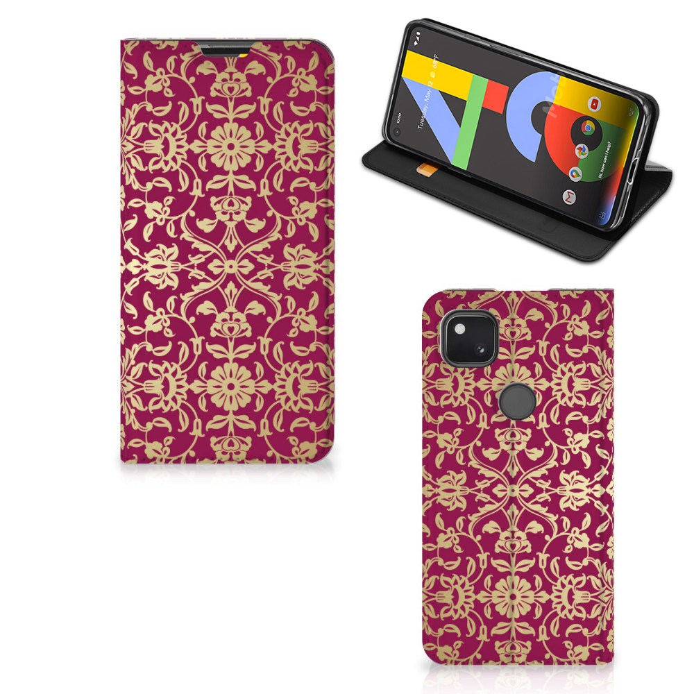Telefoon Hoesje Google Pixel 4a Barok Pink - B2C Telecom