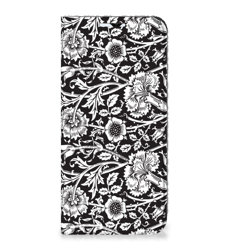Samsung Galaxy A23 Smart Cover Black Flowers - B2C Telecom