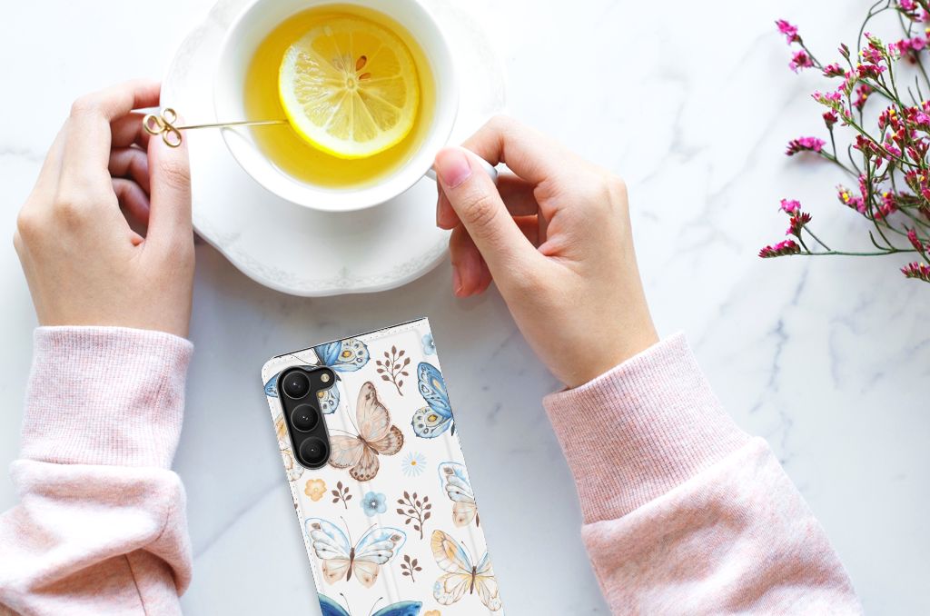 Hoesje maken voor Samsung Galaxy S23 Plus Vlinder - B2C Telecom