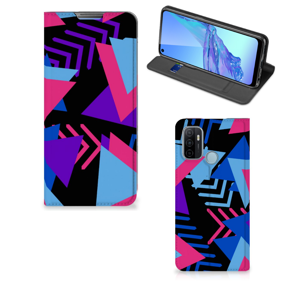 OPPO A53 | A53s Stand Case Funky Triangle - B2C Telecom
