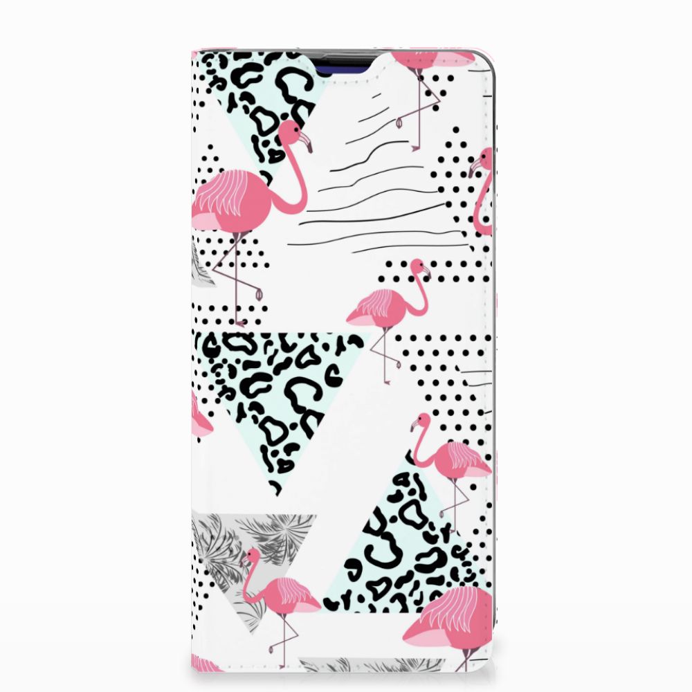 Samsung Galaxy S10 Plus Hoesje maken Flamingo Triangle