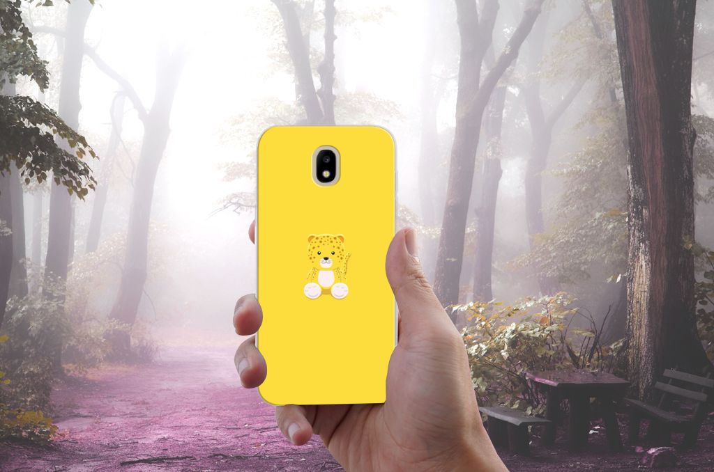 Samsung Galaxy J5 2017 Telefoonhoesje met Naam Baby Leopard