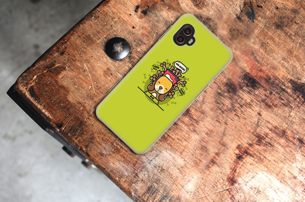 Samsung Galaxy Xcover 6 Pro Telefoonhoesje met Naam Doggy Biscuit B2C Telecom