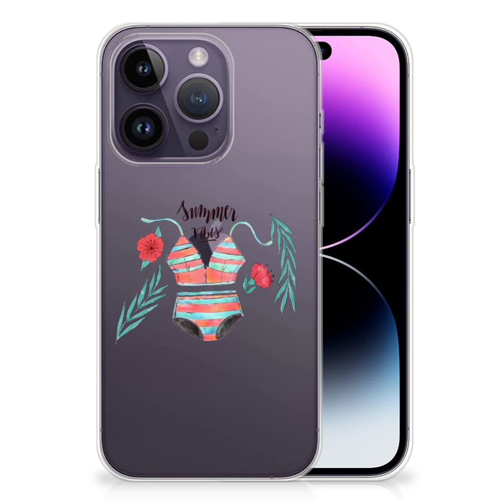 Apple iPhone 14 Pro Telefoonhoesje met Naam Boho Summer B2C Telecom