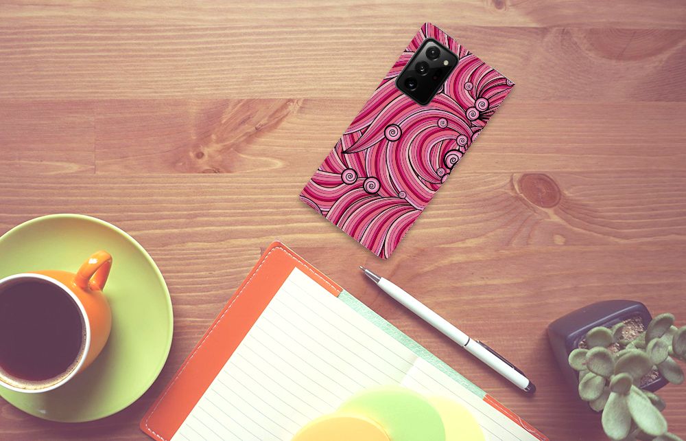 Samsung Galaxy Note 20 Ultra Bookcase Swirl Pink - B2C Telecom