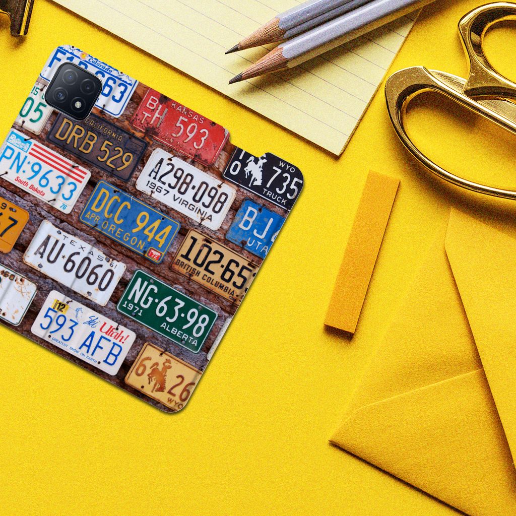 OPPO A73 5G Stand Case Kentekenplaten - B2C Telecom