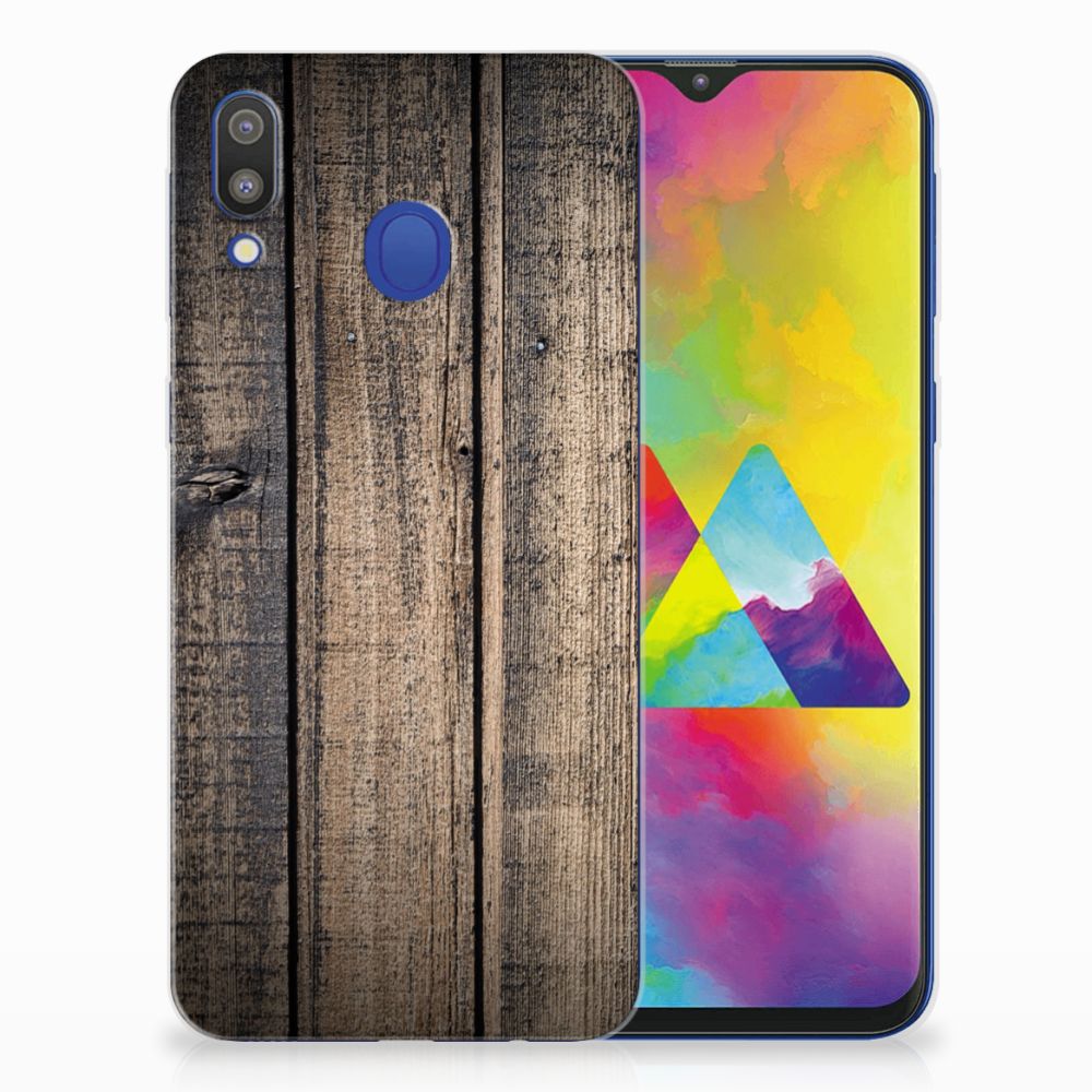 Samsung Galaxy M20 (Power) Bumper Hoesje Steigerhout