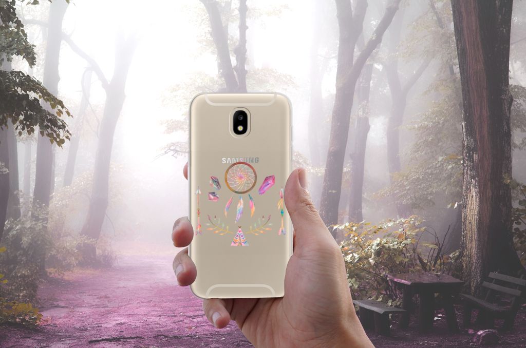 Samsung Galaxy J5 2017 Telefoonhoesje met Naam Boho Dreamcatcher