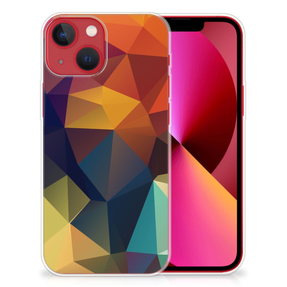 Apple iPhone 13 TPU Hoesje Polygon Color