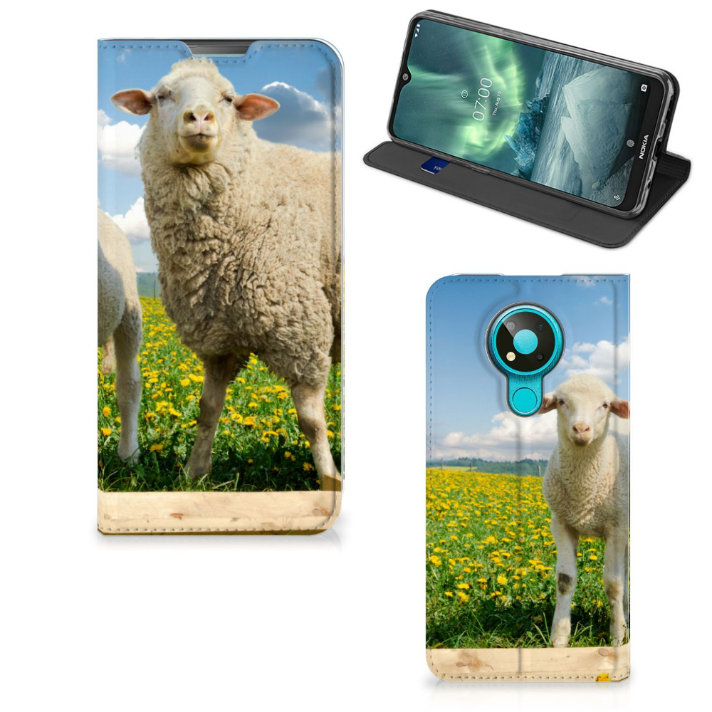 Nokia 3.4 Hoesje maken Schaap en Lammetje - B2C Telecom