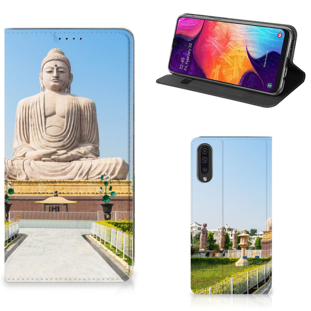 Samsung Galaxy A50 Book Cover Boeddha