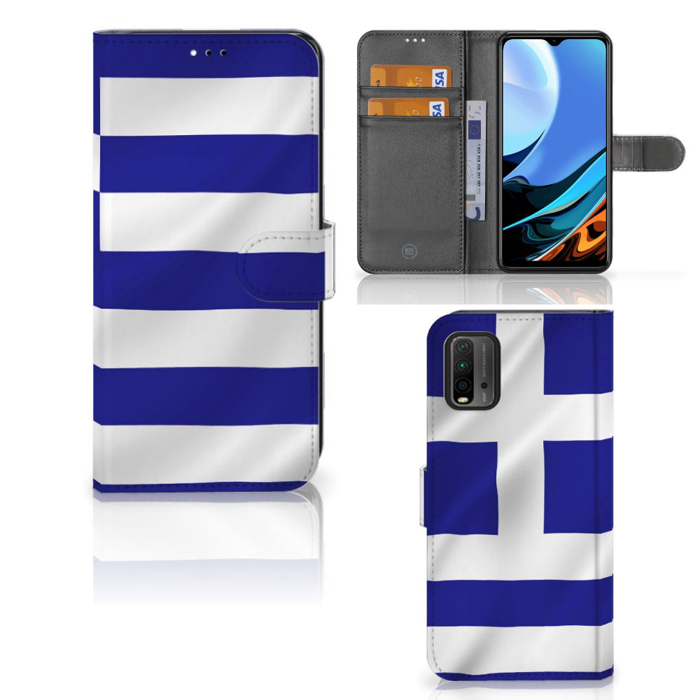 Xiaomi Redmi 9T | Poco M3 Bookstyle Case Griekenland