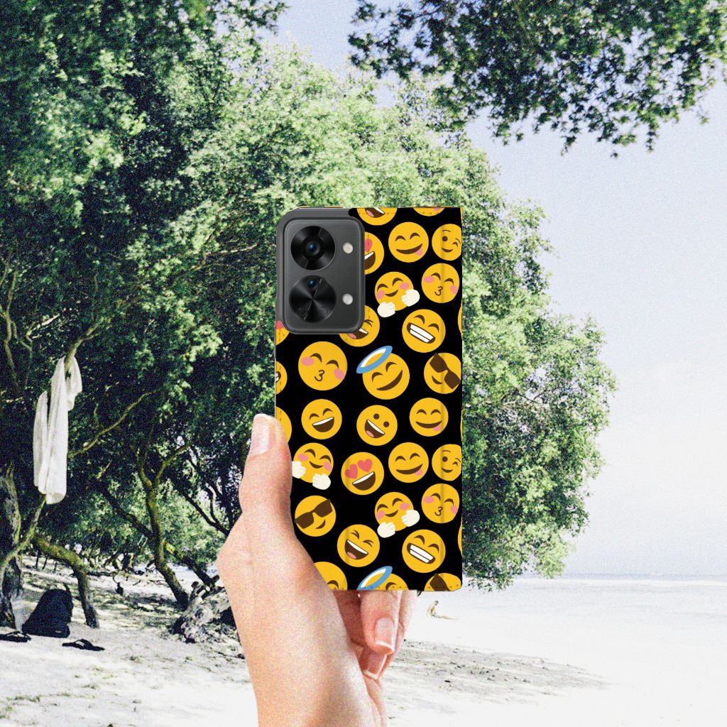 OnePlus Nord 2T Hoesje met Magneet Emoji - B2C Telecom