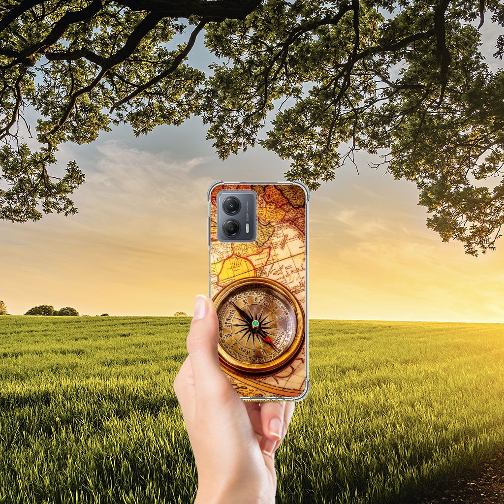 Motorola Moto G53 Telefoonhoesje met valbescherming Kompas B2C Telecom