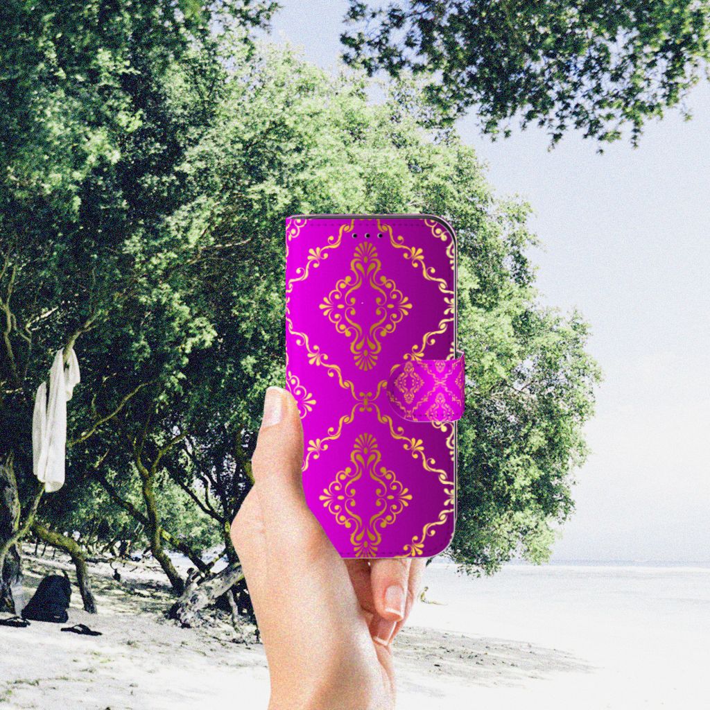 Wallet Case Apple iPhone 11 Pro Barok Roze