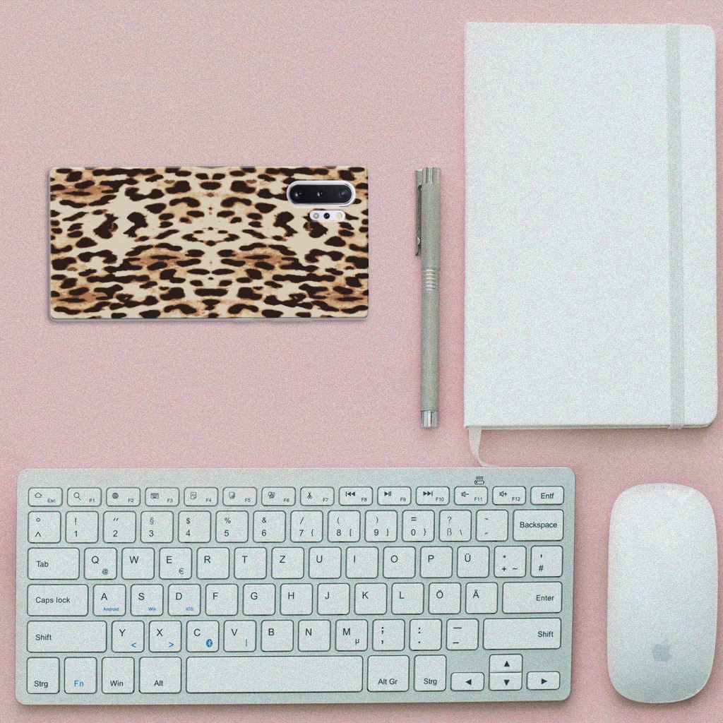 Samsung Galaxy Note 10 Plus TPU Hoesje Leopard