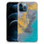 iPhone 12 | 12 Pro Anti-Shock Hoesje Marble Blue Gold B2C Telecom