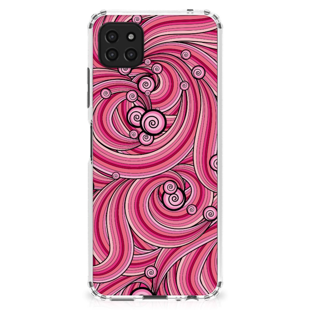 Samsung Galaxy A22 5G Back Cover Swirl Pink B2C Telecom