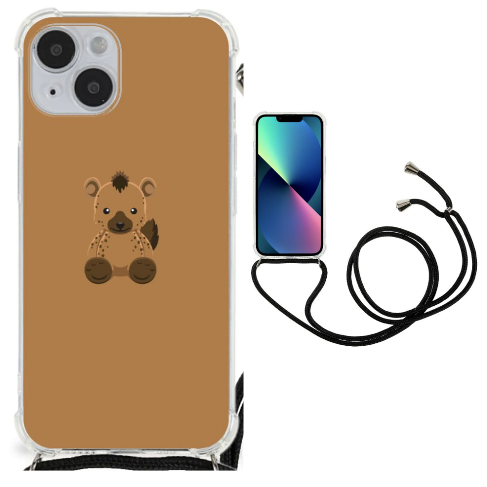 iPhone 14 Plus Stevig Bumper Hoesje Baby Hyena