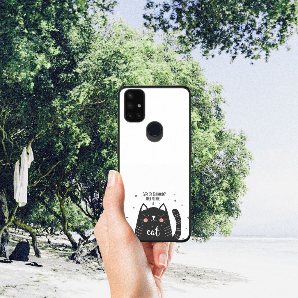 OnePlus Nord N10 5G Hoesje Cat Good Day B2C Telecom
