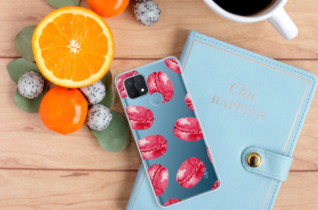 OPPO A15 Siliconen Case Pink Macarons B2C Telecom