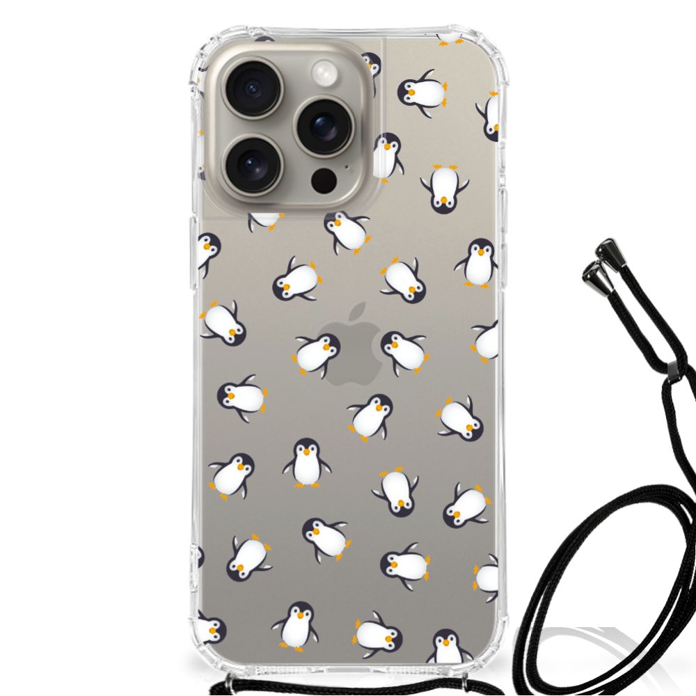 Doorzichtige Silicone Hoesje voor iPhone 15 Pro Max Pinguïn B2C Telecom