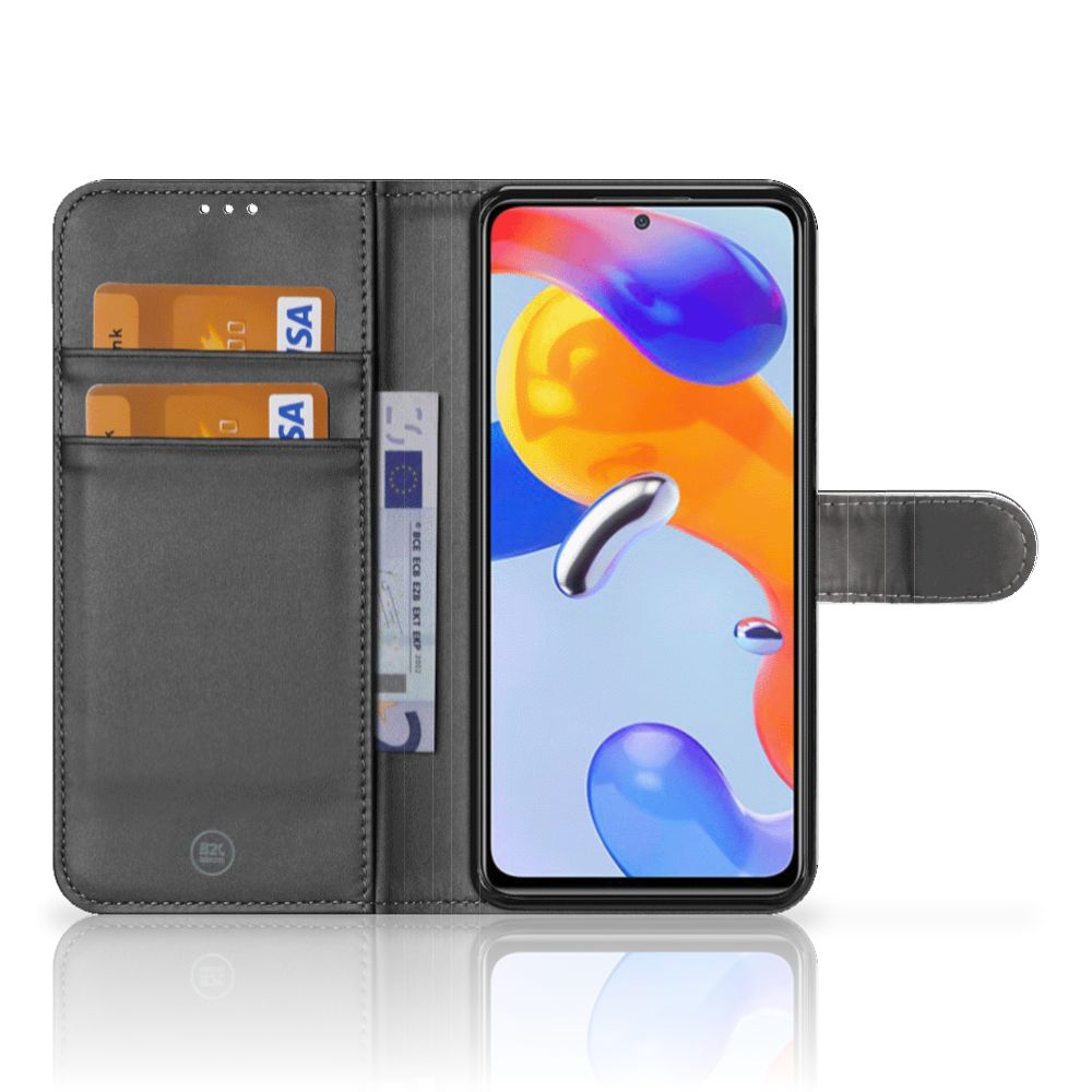 Xiaomi Redmi Note 11 Pro 5G/4G Telefoonhoesje met Pasjes Tijger