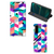 Sony Xperia 5 III Stand Case Blokken Kleurrijk - B2C Telecom