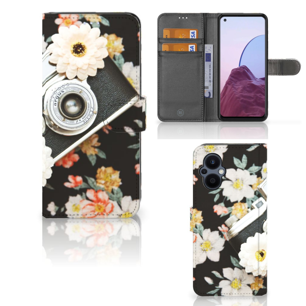 OPPO Reno 8 Lite | OnePlus Nord N20 Telefoonhoesje met foto Vintage Camera