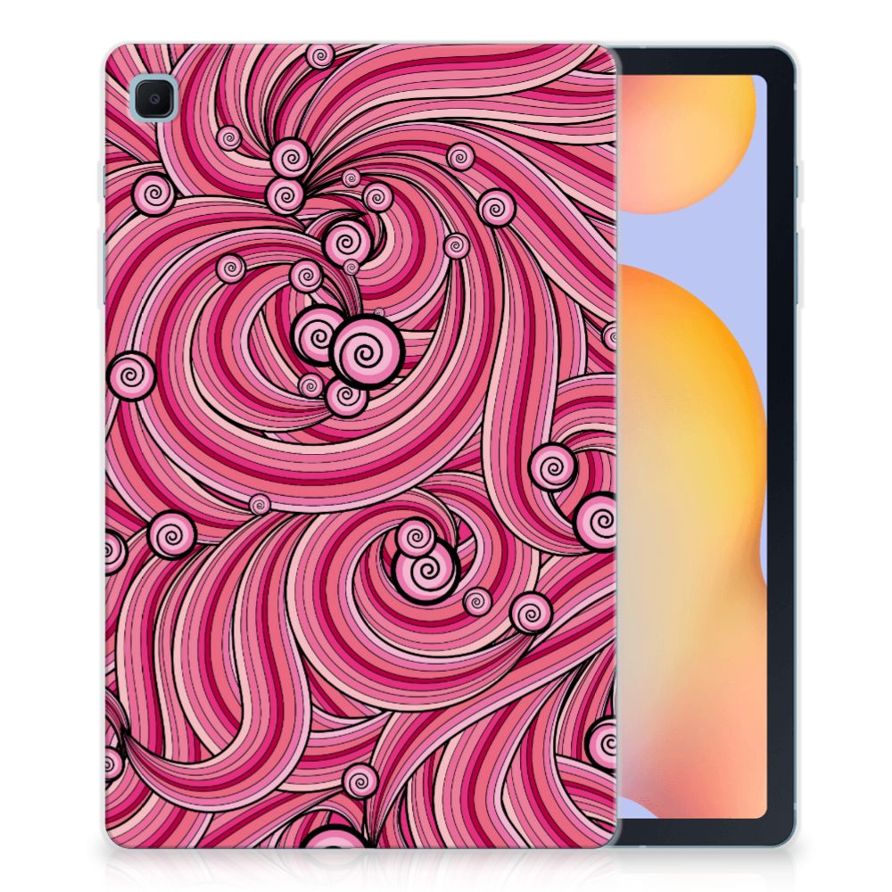 Samsung Galaxy Tab S6 Lite | S6 Lite (2022) Tablethoes Swirl Pink - B2C Telecom