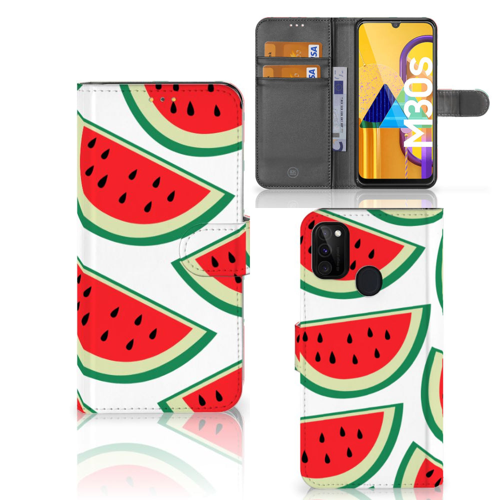 Samsung Galaxy M21 | M30s Book Cover Watermelons