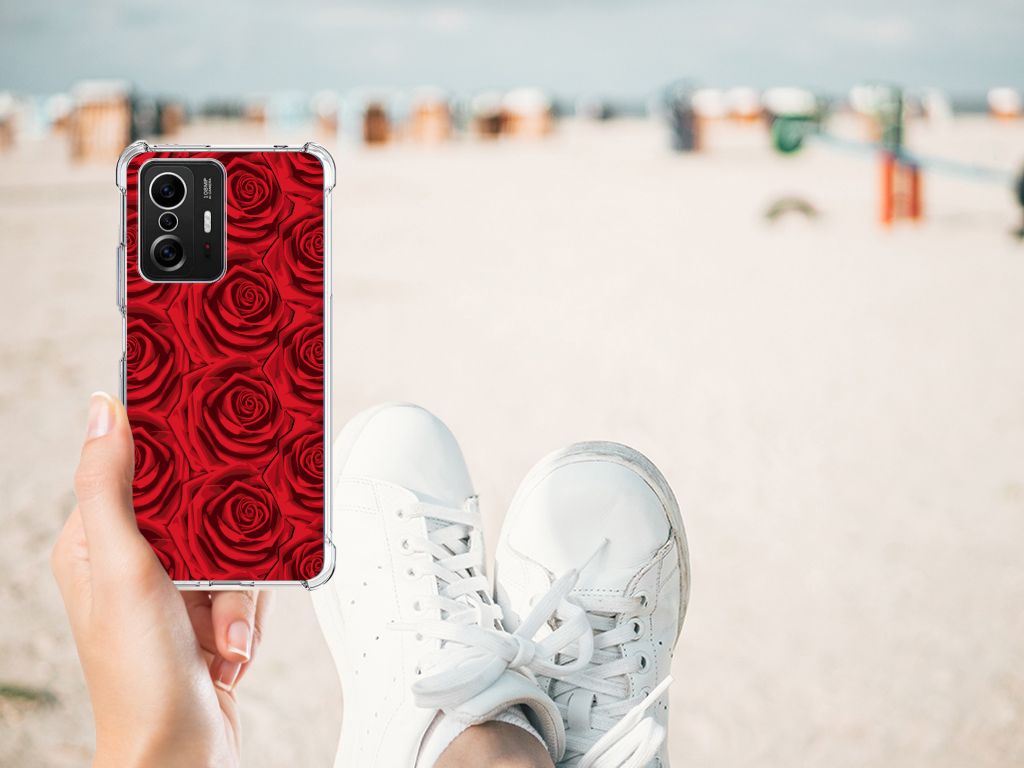 Xiaomi 11T | 11T Pro Case Red Roses - B2C Telecom