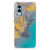 Nokia X30 Anti-Shock Hoesje Marble Blue Gold