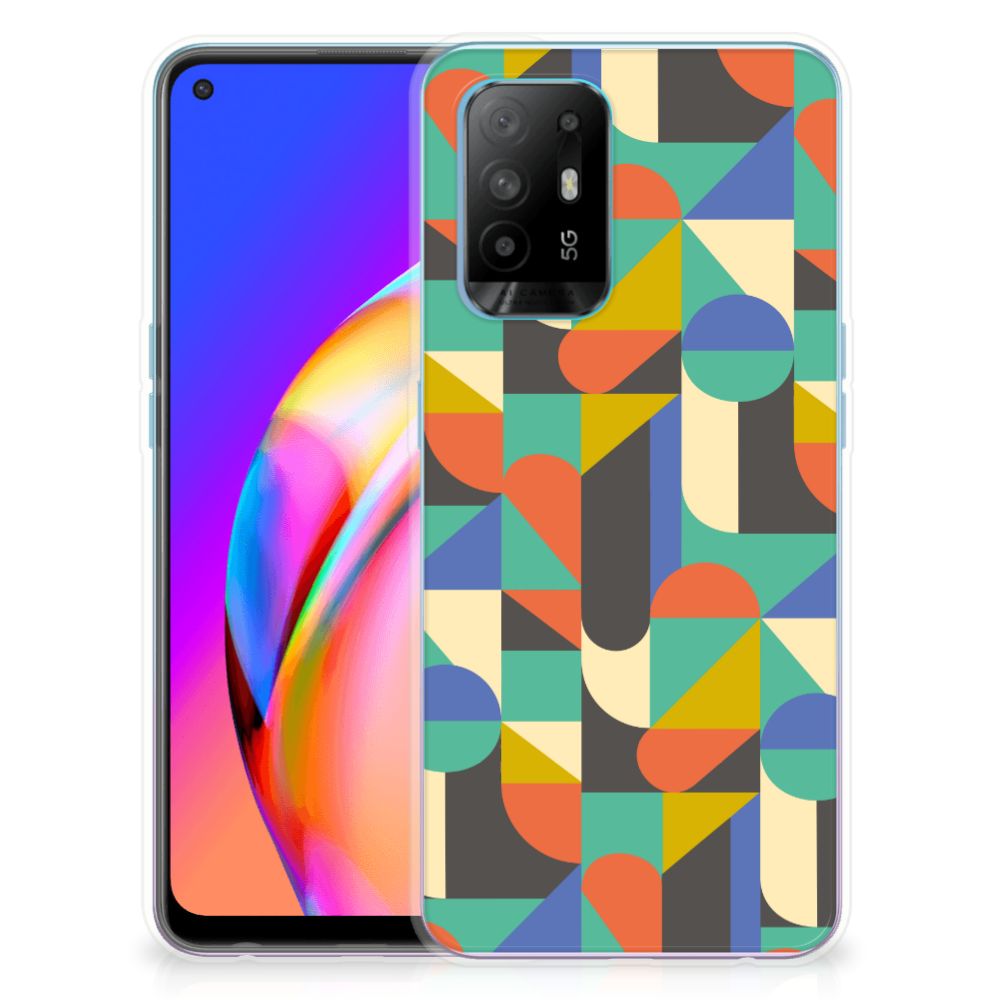 OPPO A94 5G | Reno5 Z TPU bumper Funky Retro B2C Telecom
