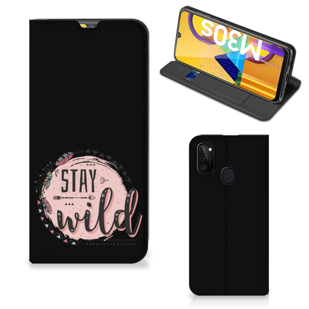 Samsung Galaxy M30s | M21 Magnet Case Boho Stay Wild - B2C Telecom