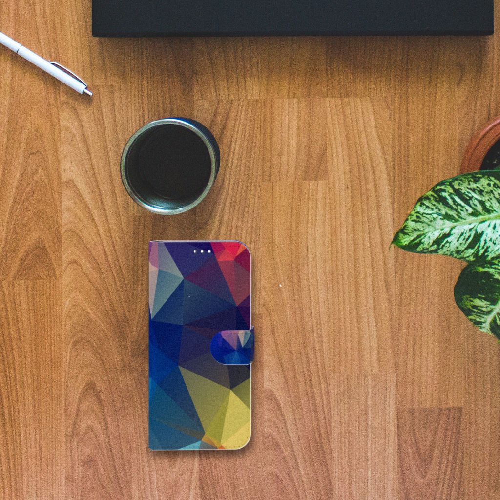 Samsung Galaxy S10 Plus Book Case Polygon Dark