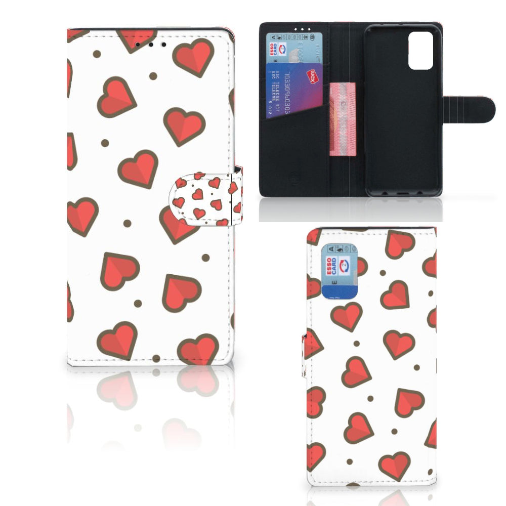Samsung Galaxy A02s | M02s Telefoon Hoesje Hearts