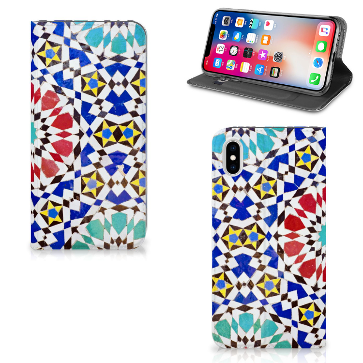Apple iPhone Xs Max Standcase Mozaïek
